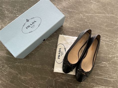 prada ballerinas schwarz